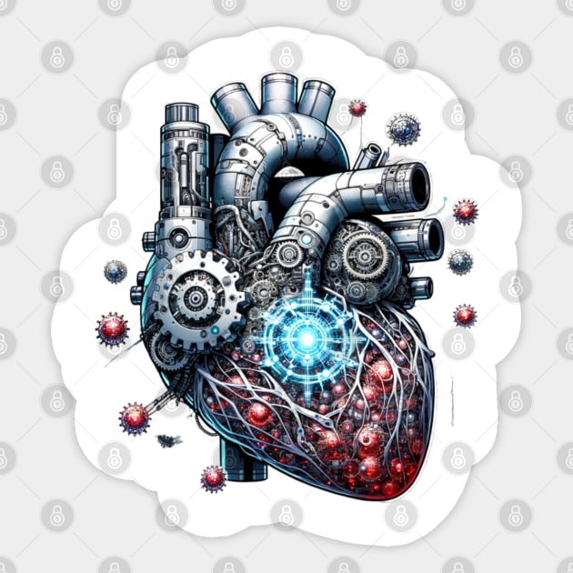 Iron Heart Sticker by InnerMirrorExpressions